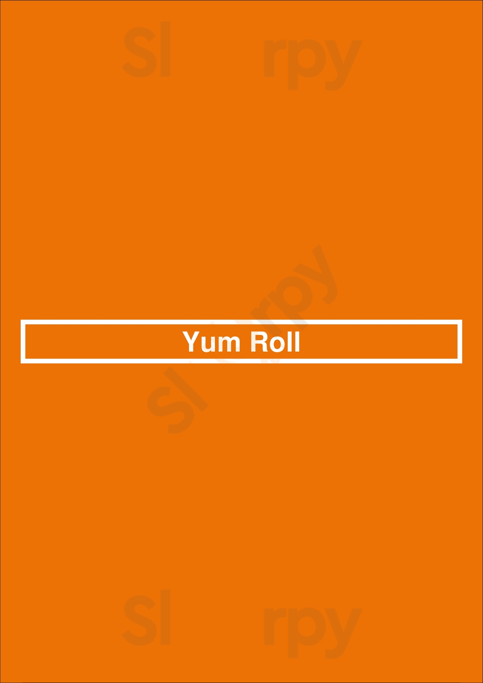 Yum Roll Omaha Menu - 1