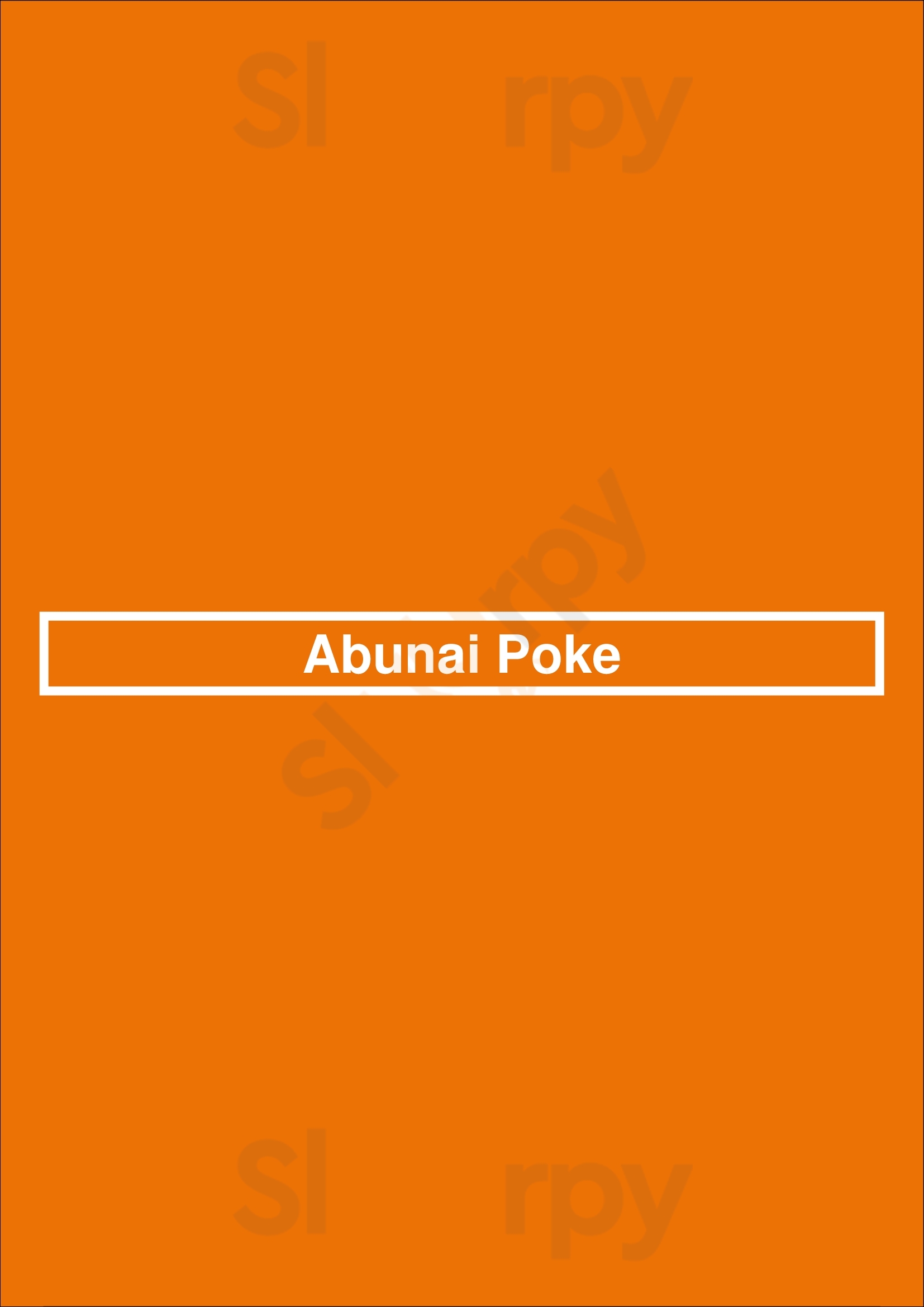 Main Menu - Abunai
