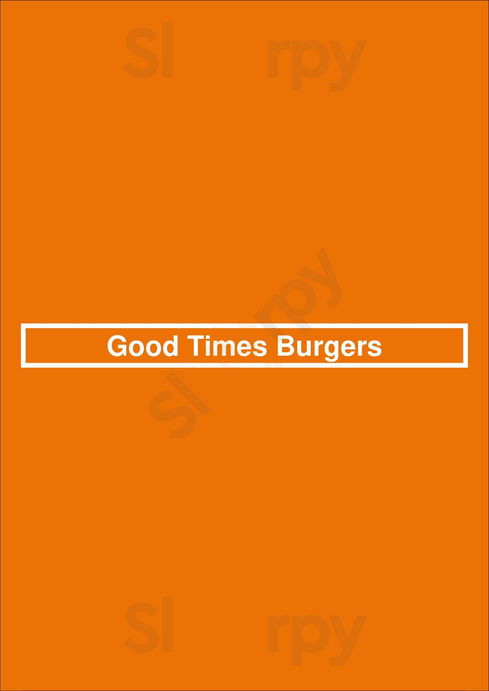 Good Times Burgers & Frozen Custard Denver Menu - 1