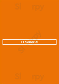 El Senorial menu