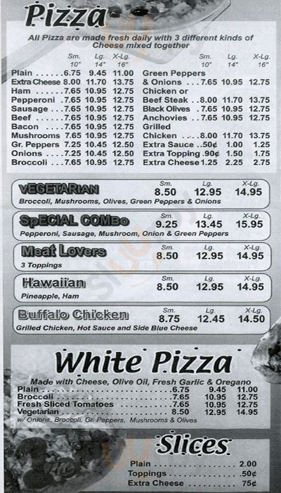 All - Old English Style Pizza