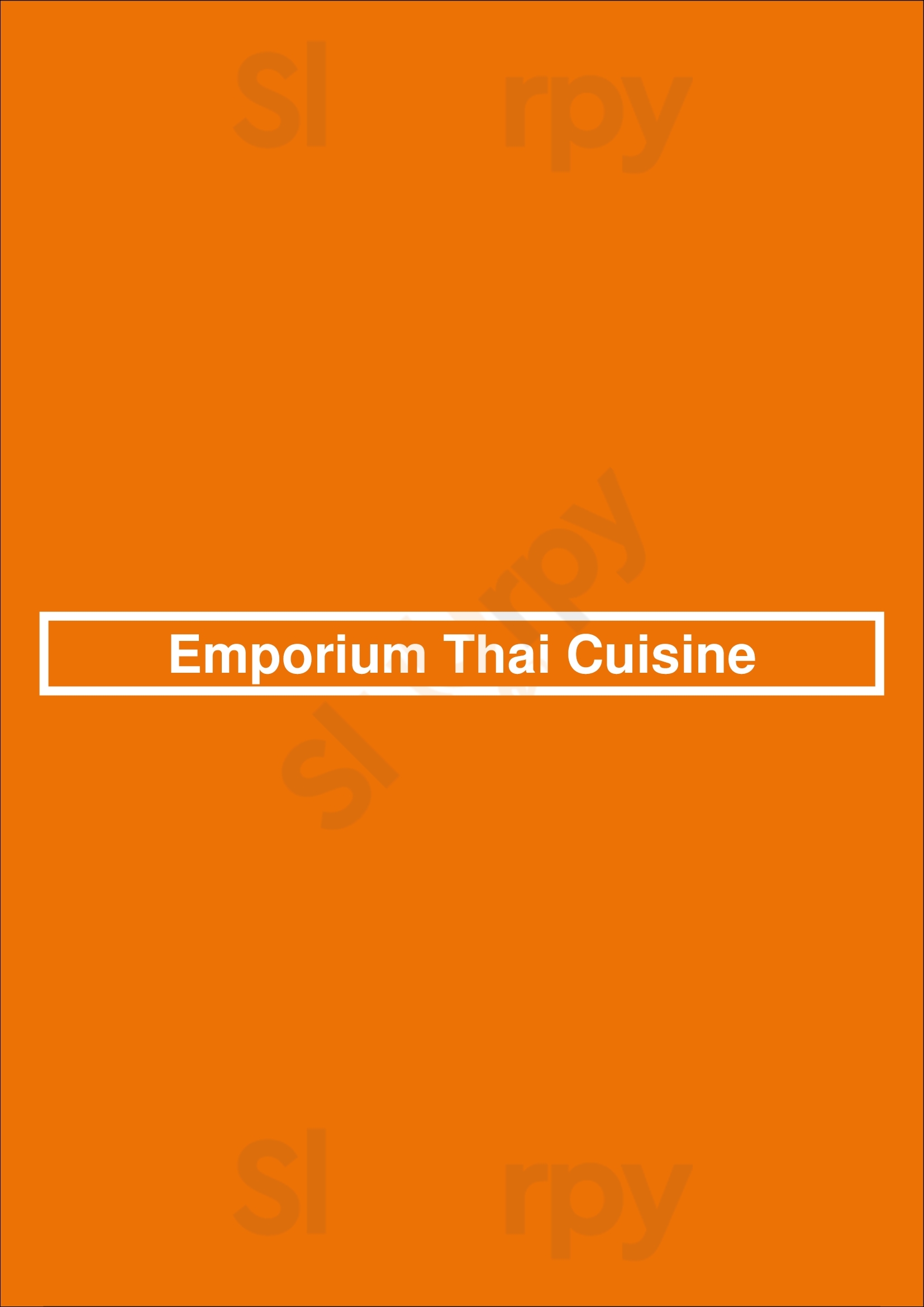 Emporium Thai Los Angeles Menu - 1