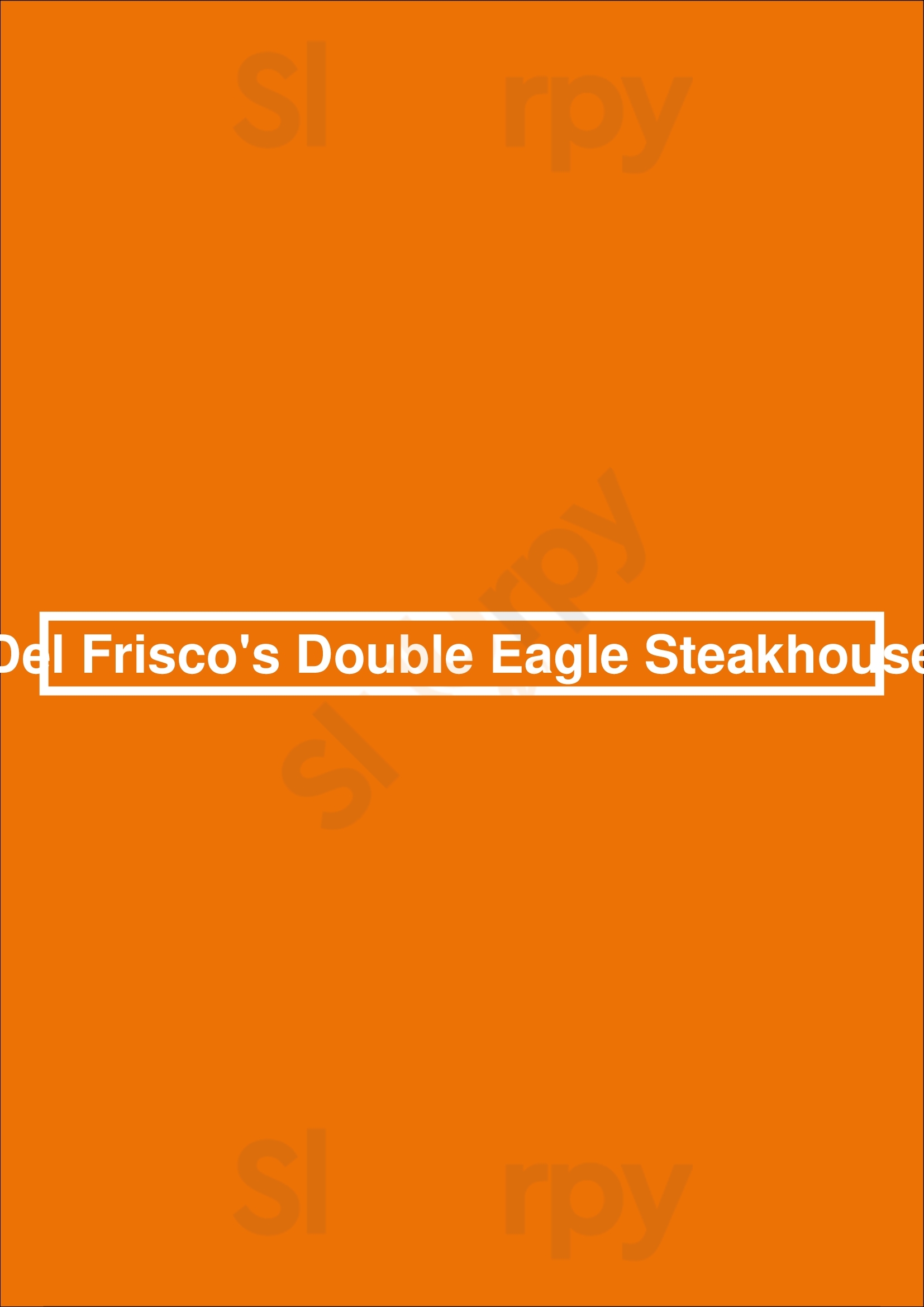 Del Frisco's Double Eagle Steakhouse San Diego Menu - 1