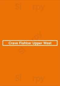 Crave Fishbar Upper West Side menu
