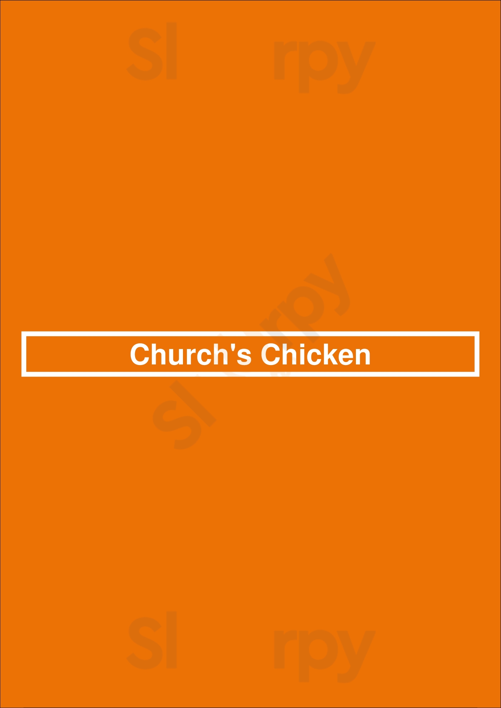 Main Menu - Church's Chicken