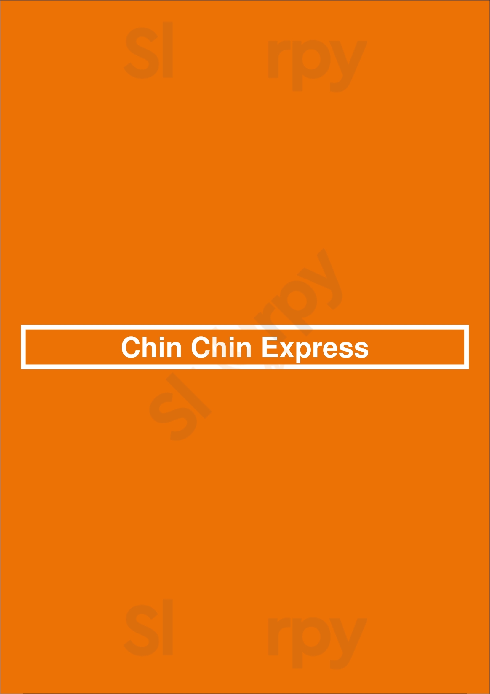 Chin Chin Express Atlanta Menu - 1