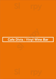 Cafe Divis / Vinyl Wine Bar menu