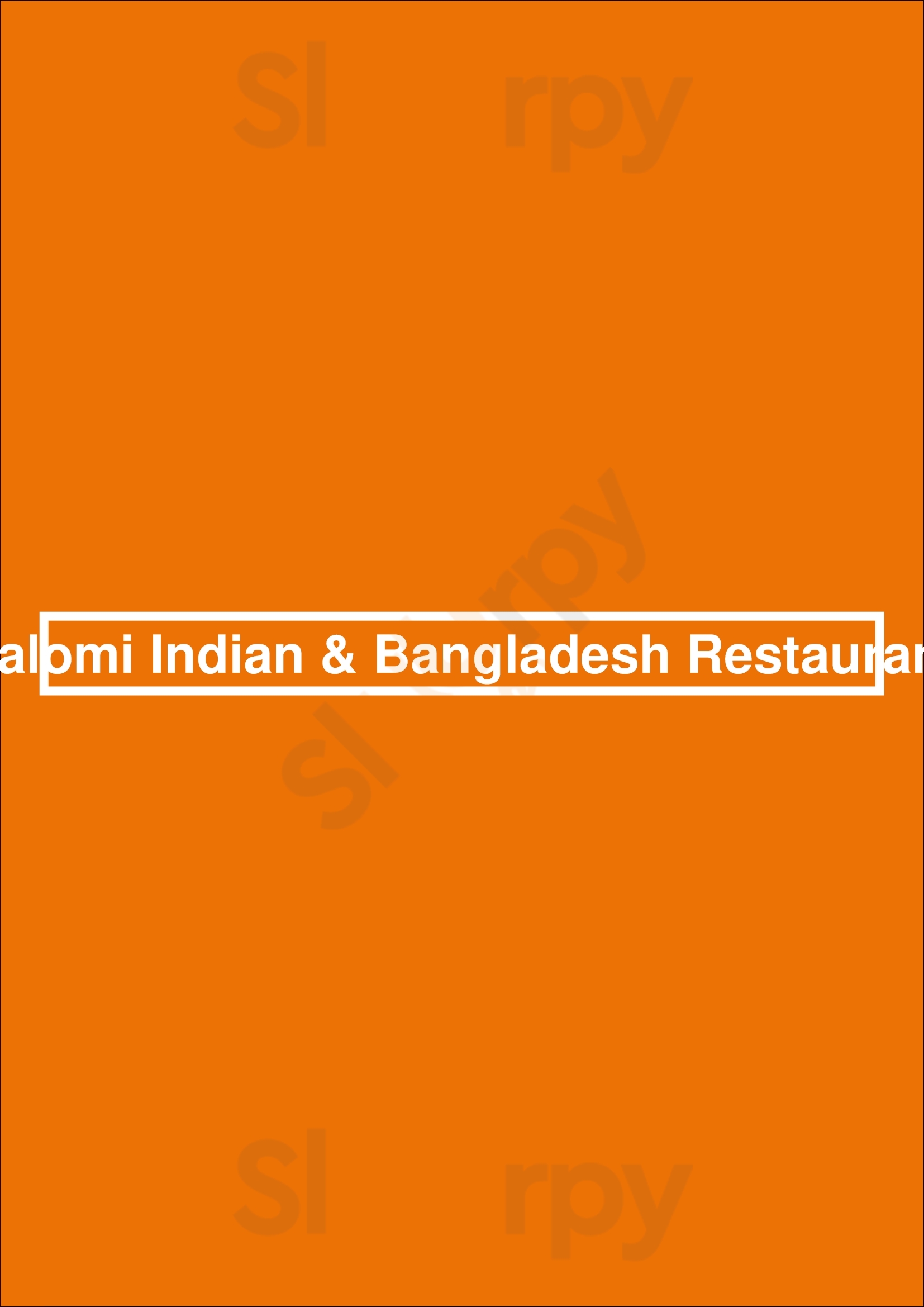 Salomi Indian & Bangladesh Restaurant Los Angeles Menu - 1