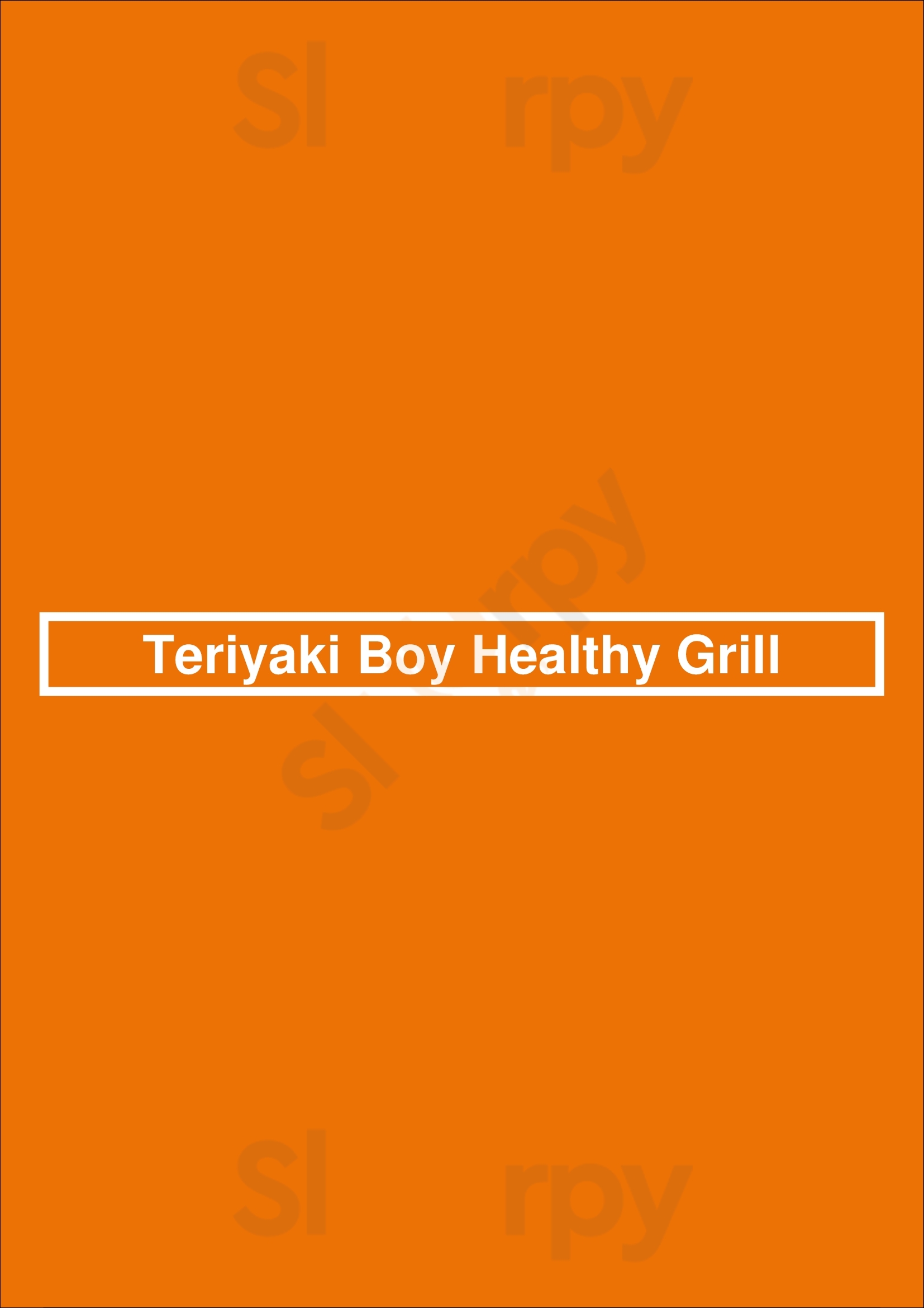 Teriyaki Boy Healthy Grill Las Vegas Menu - 1