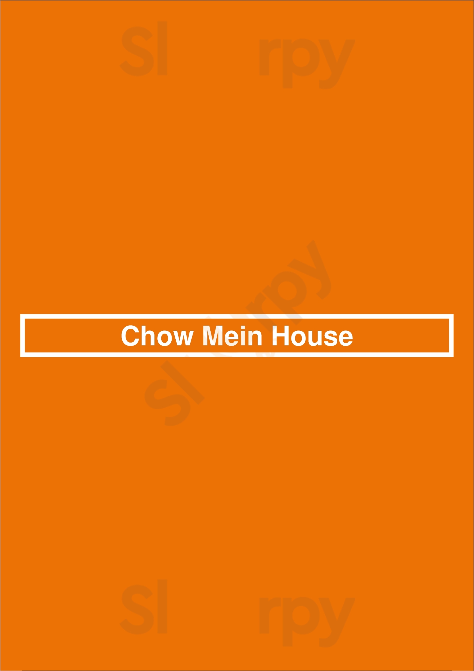 Chow Mein House Las Vegas Menu - 1