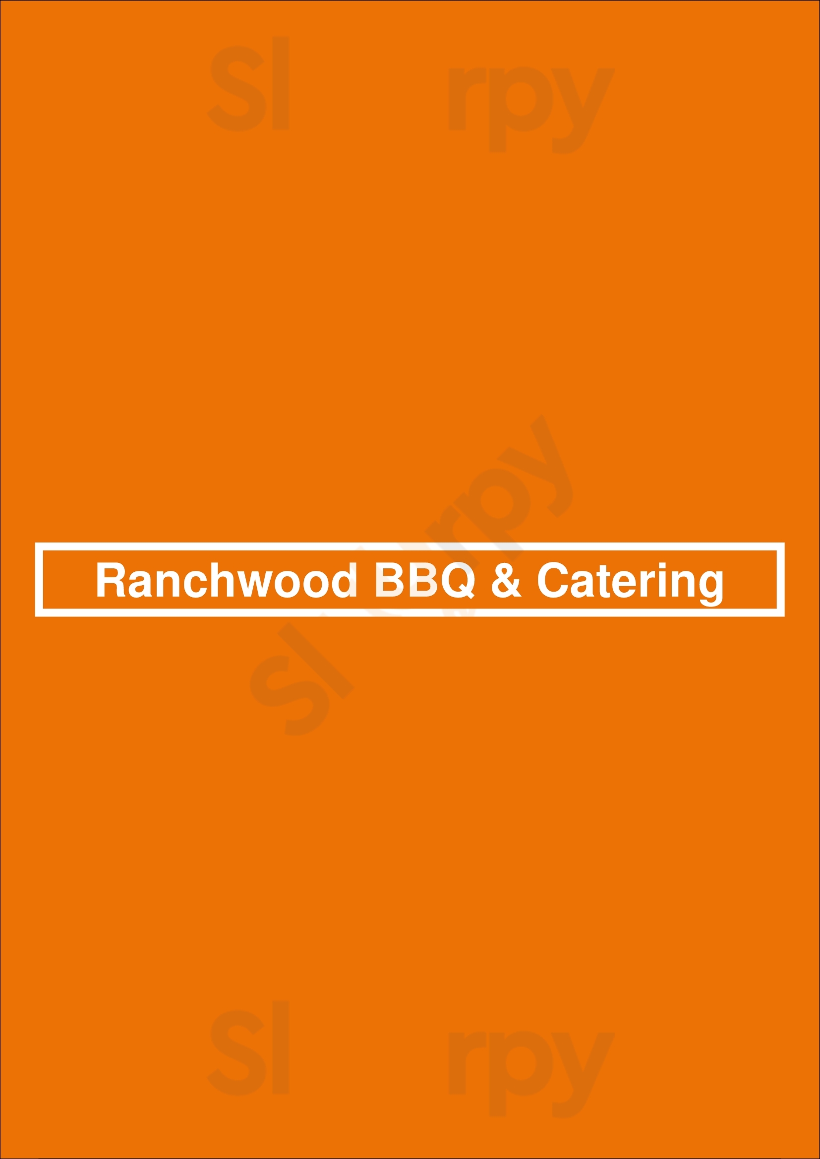 Ranchwood Bbq & Catering San Diego Menu - 1