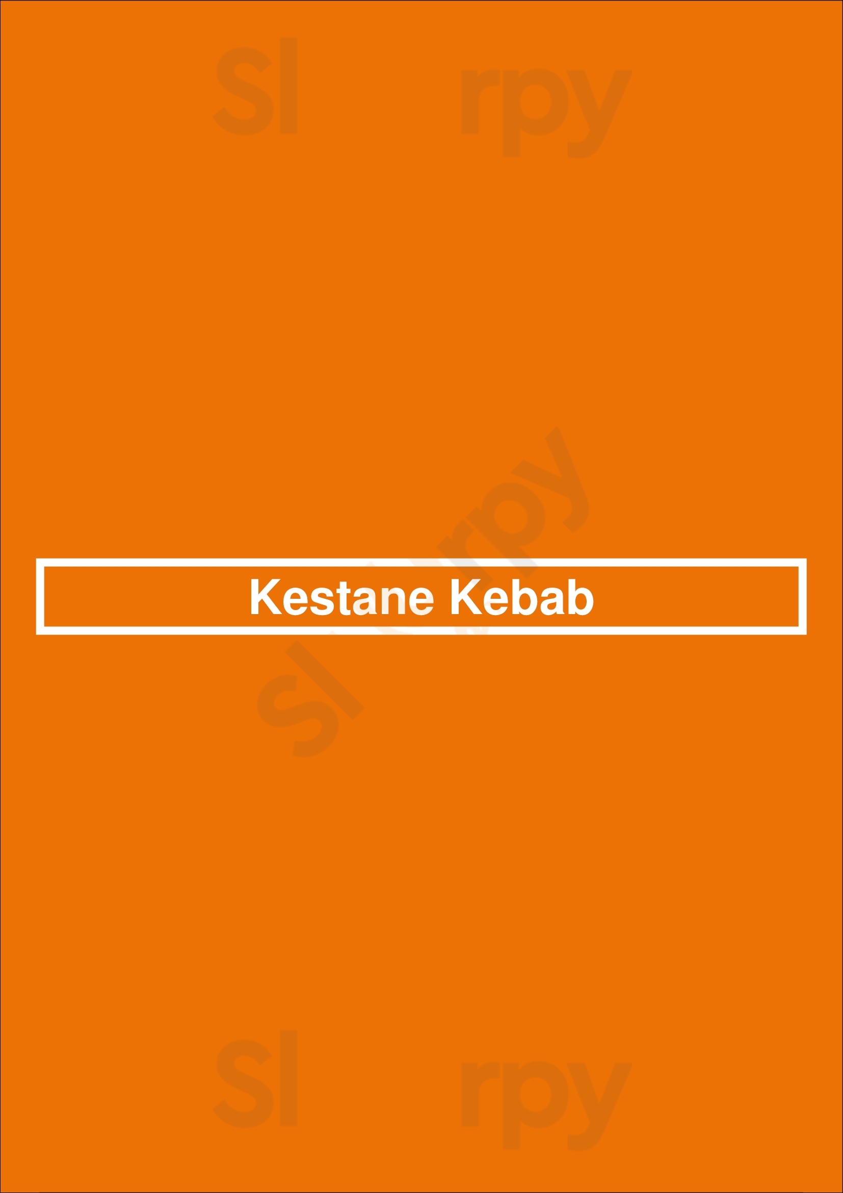 Kestane Kebab Brooklyn Menu - 1