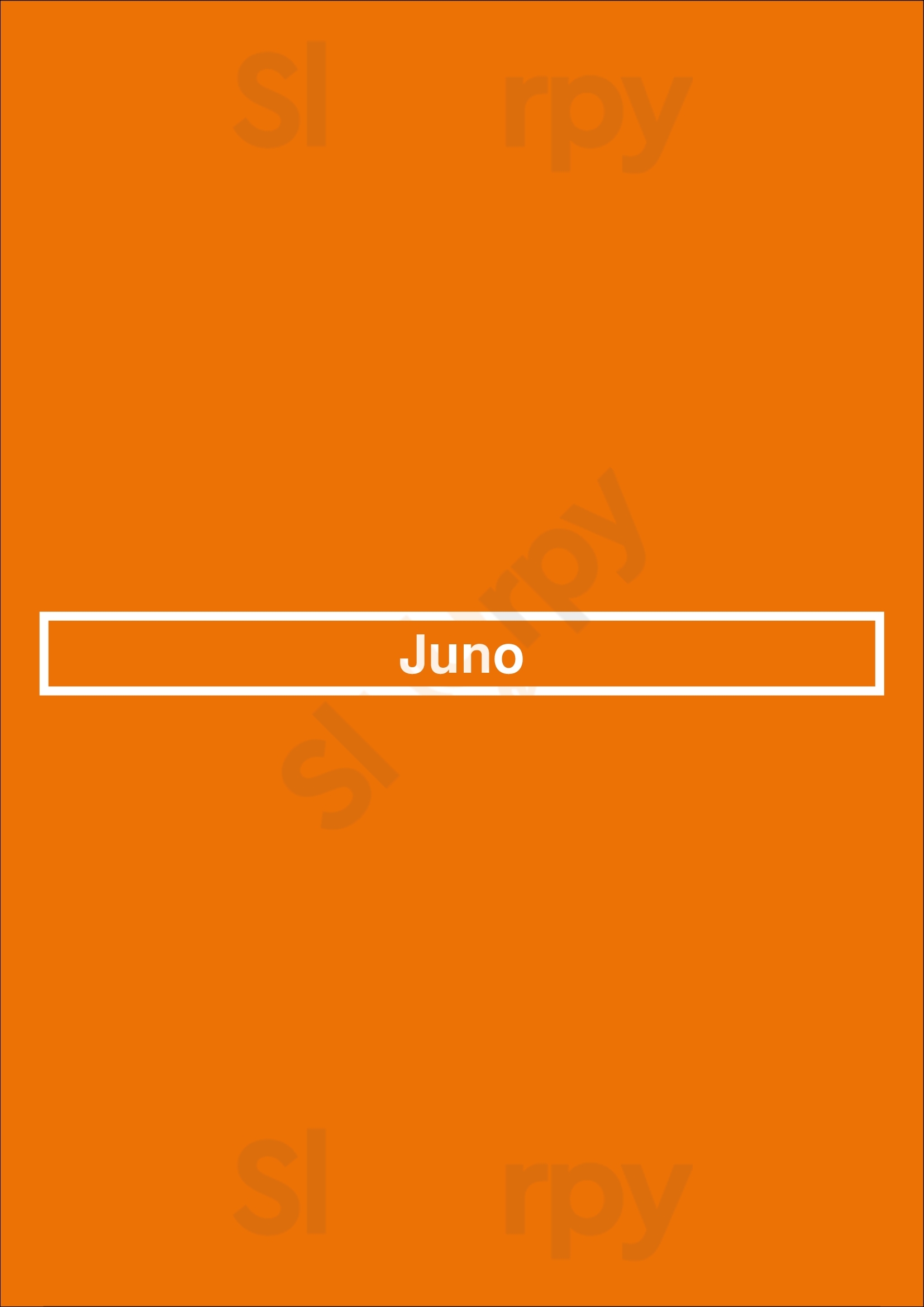 Main Menu - Juno