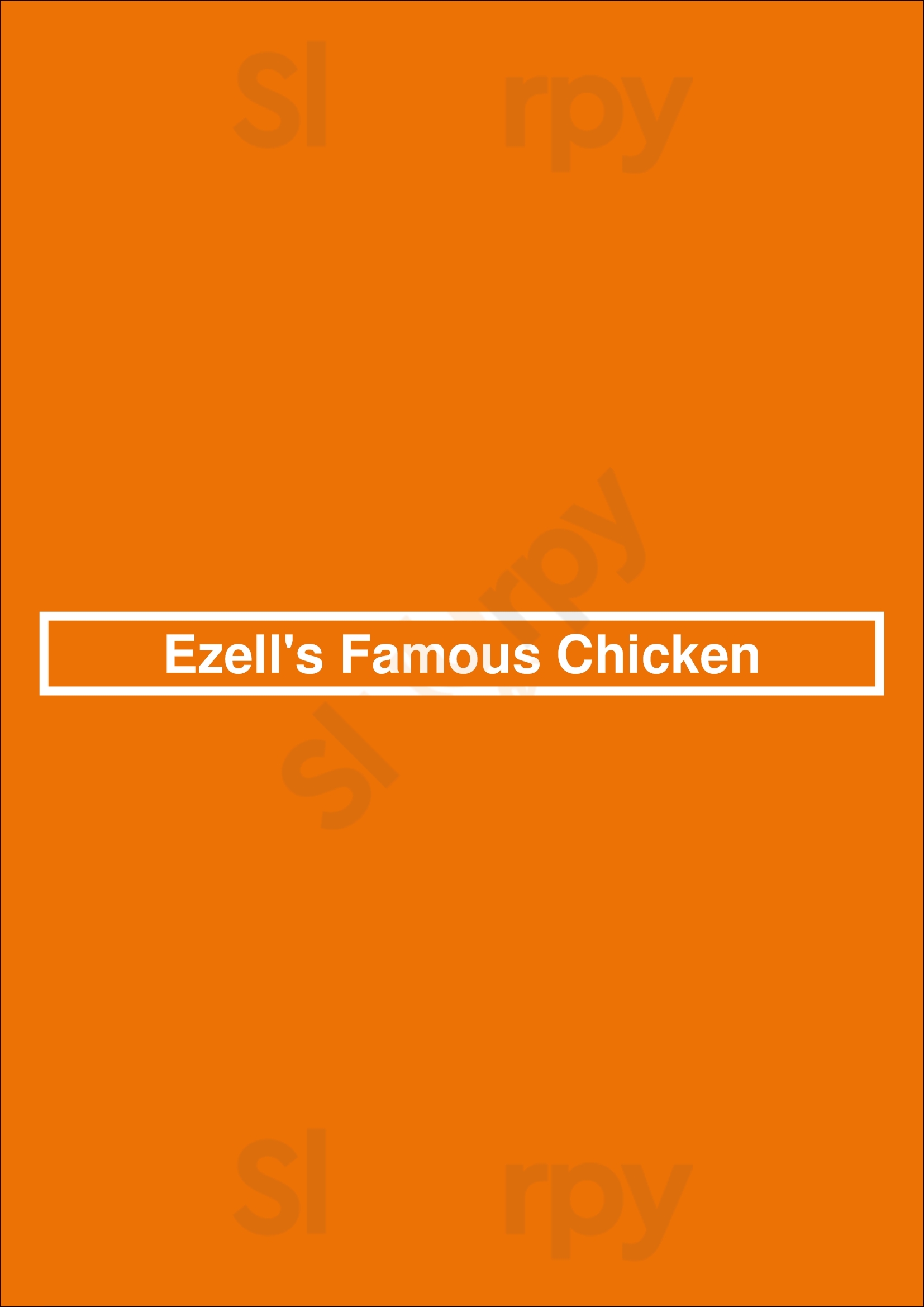 Main Menu - Ezell's Famous Chicken