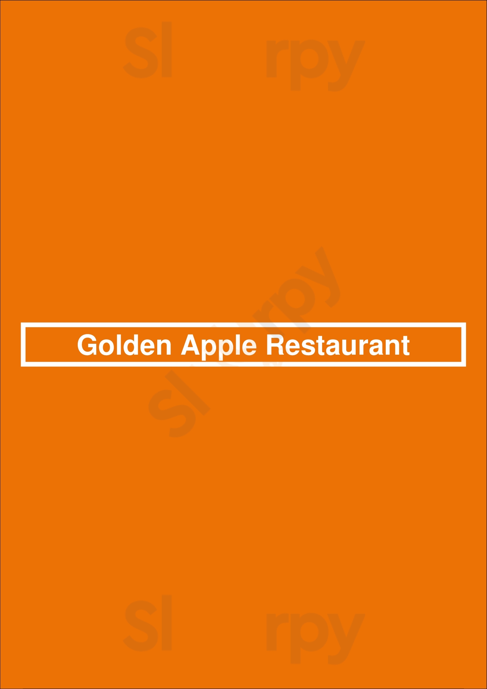 Golden Apple Restaurant Chicago Menu - 1
