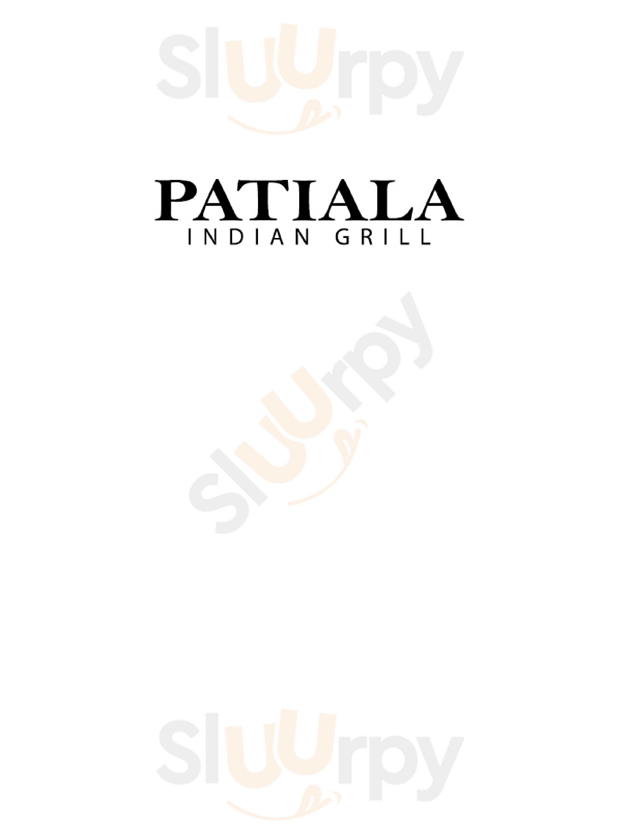 Patiala Indian Grill New York City Menu - 1