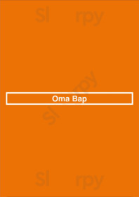 Oma Bap menu