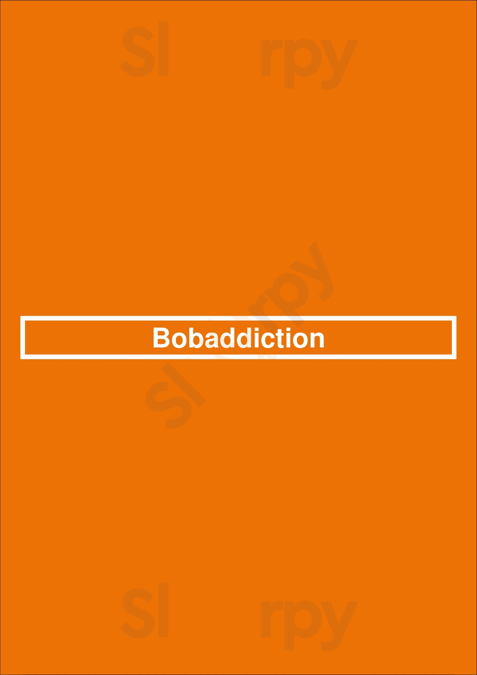 Main Menu - Bobaddiction