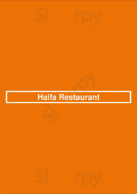 Haifa Restaurant menu