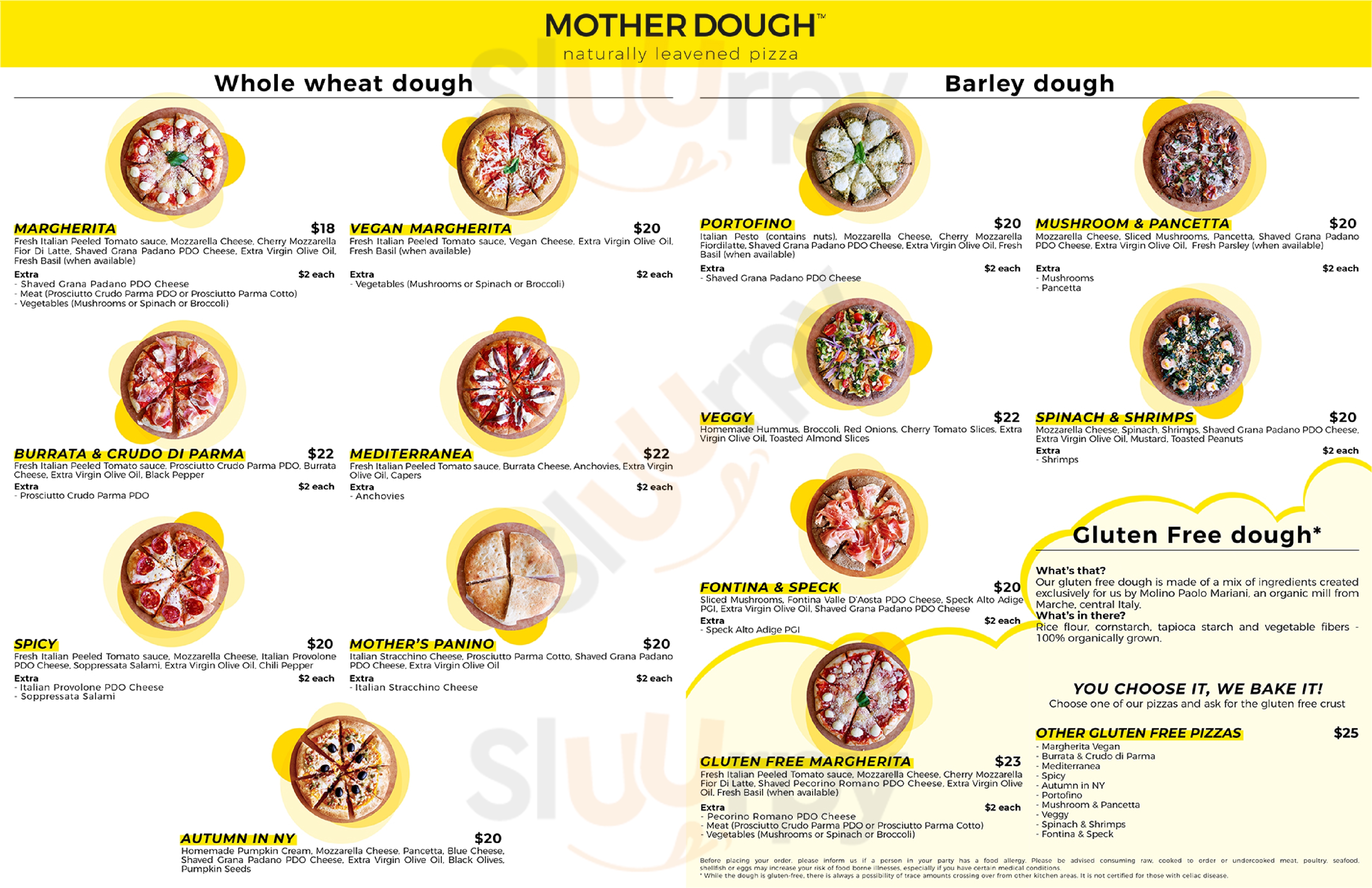 Mother Dough Brooklyn Menu - 1