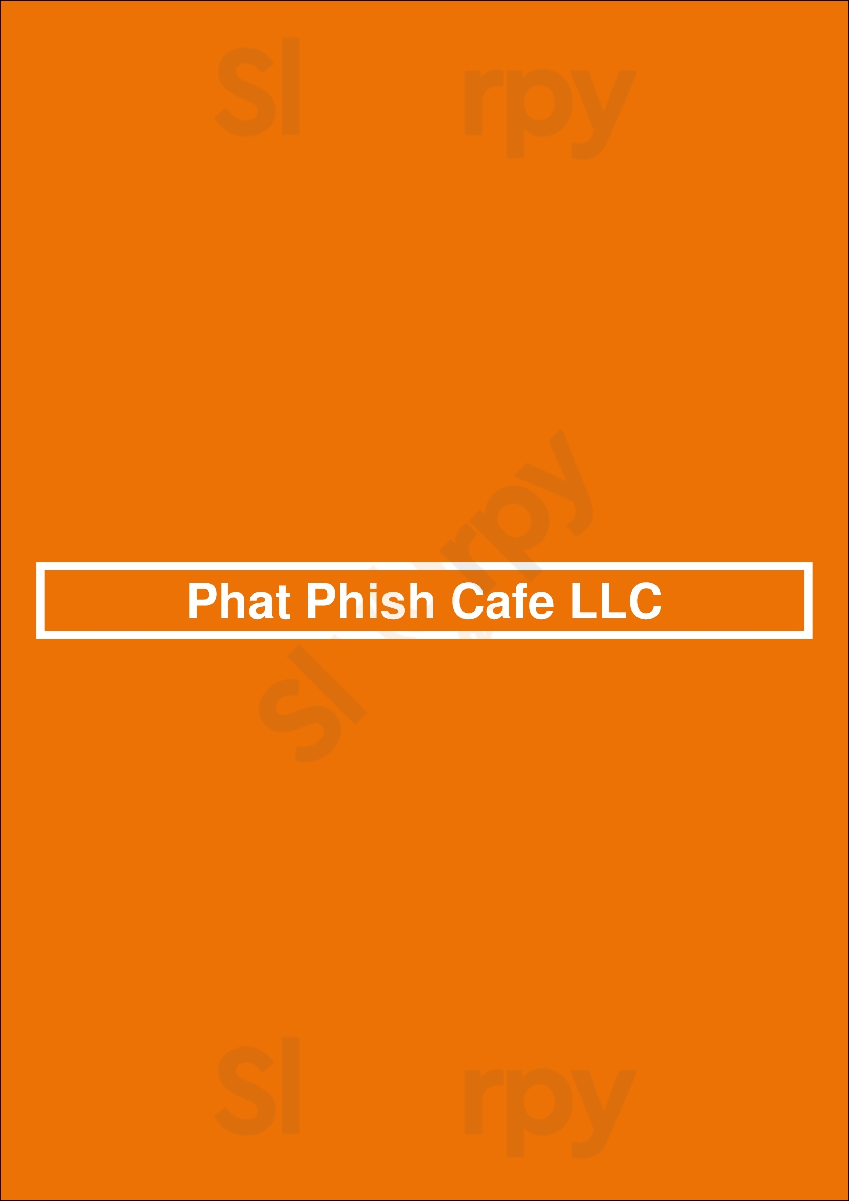 Phat Phish Cafe Llc Atlanta Menu - 1