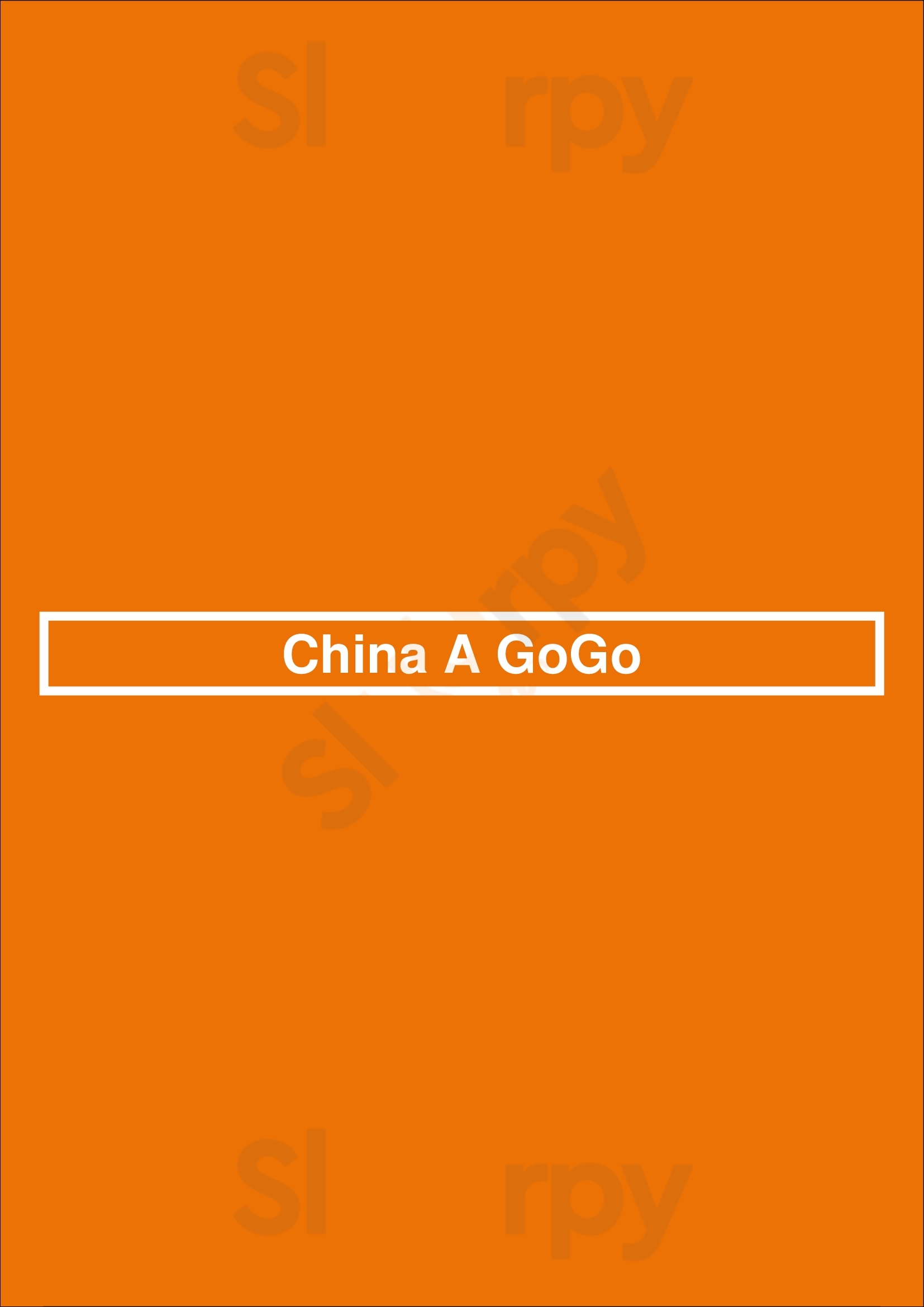 Main Menu - China A Gogo
