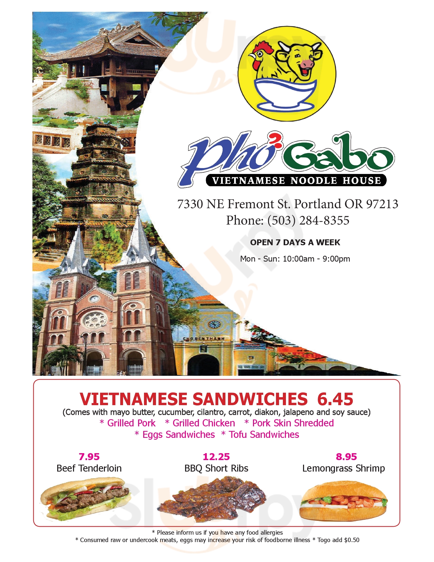 Main Menu - Pho Vinh