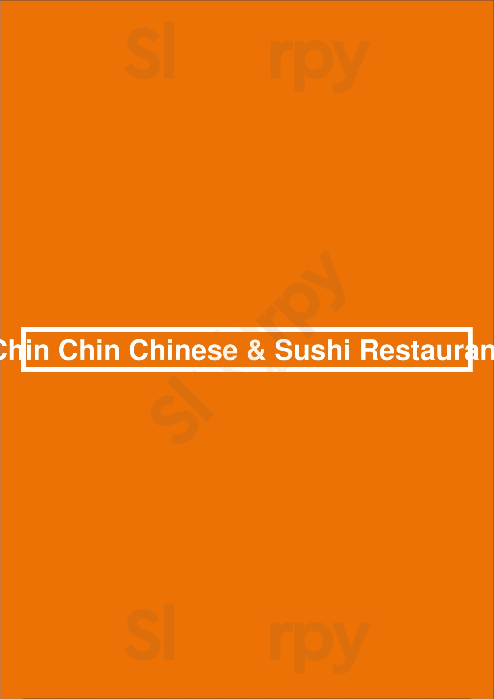 Chin Chin Chinese & Sushi Restaurant Atlanta Menu - 1