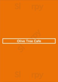 Olive Tree Cafe menu