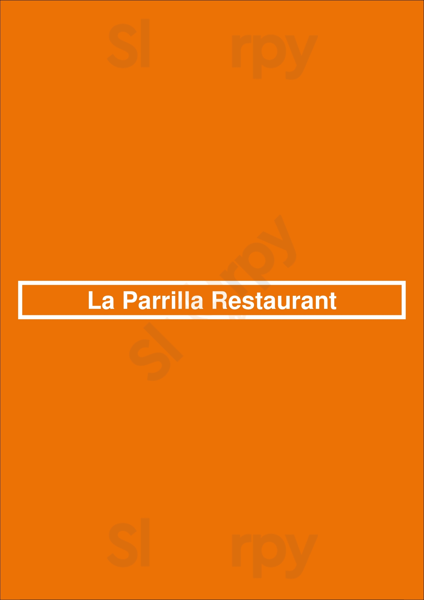 La Parrilla Restaurant Boston Menu - 1