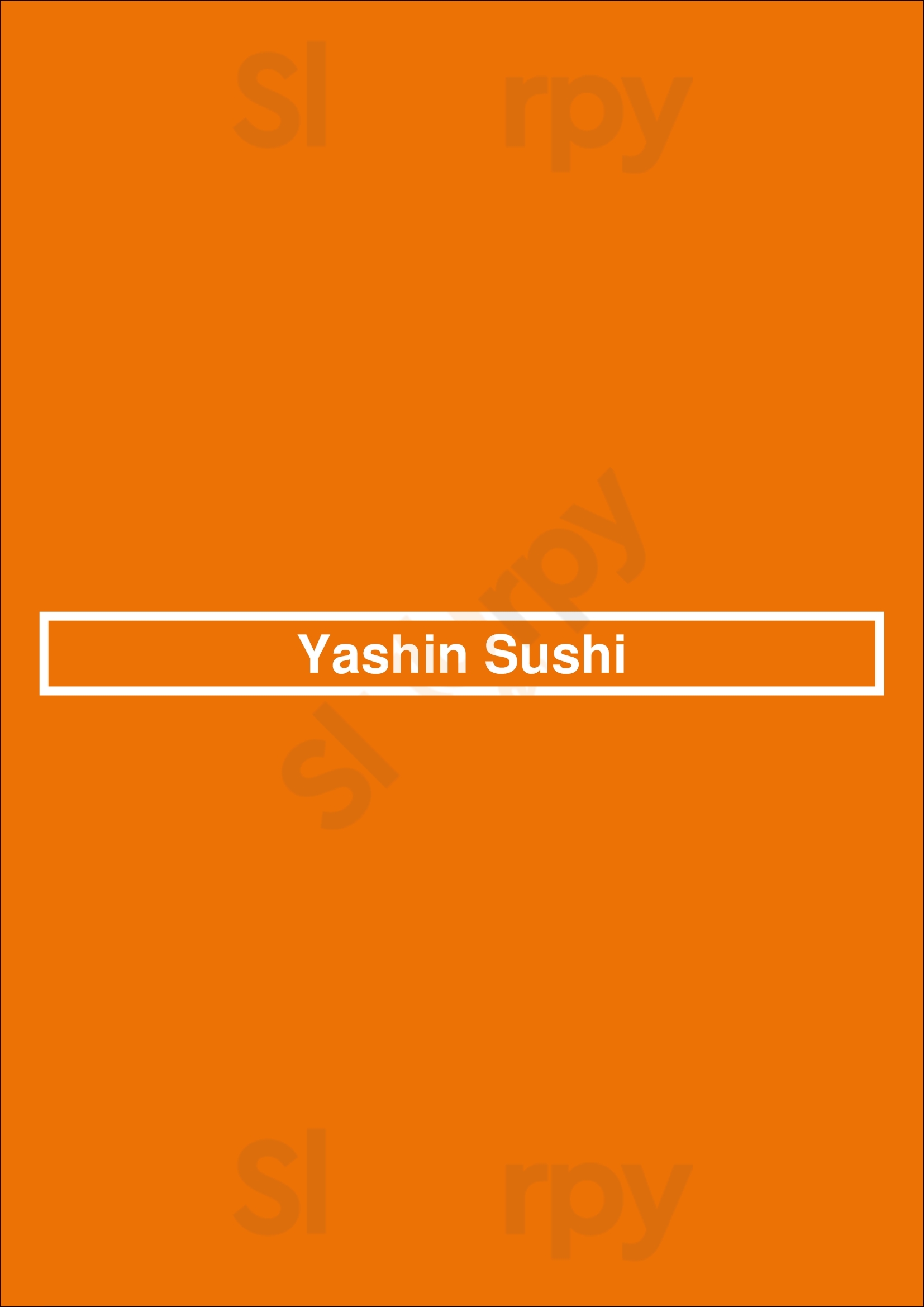 Main Menu - Sushi Yashin