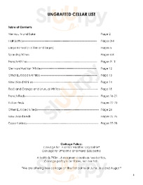 Ungrafted menu