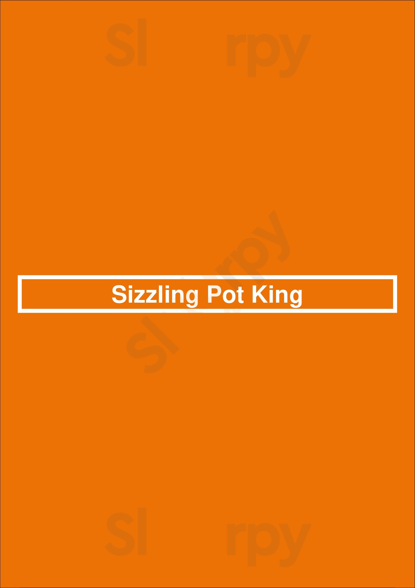 Sizzling Pot King Chicago Menu - 1