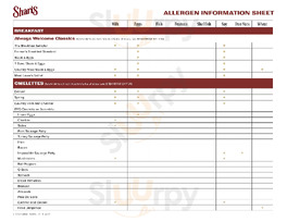Shari's Cafe And Pies menu