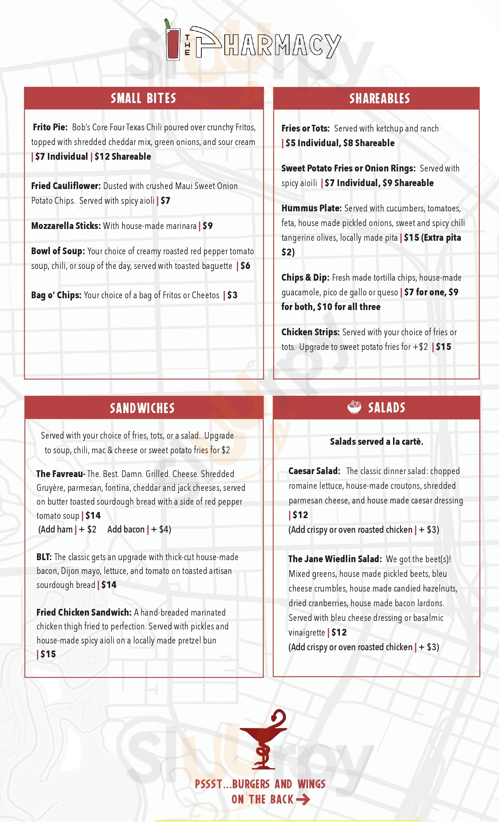 Main Menu - The Pharmacy