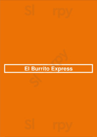 El Burrito Express menu