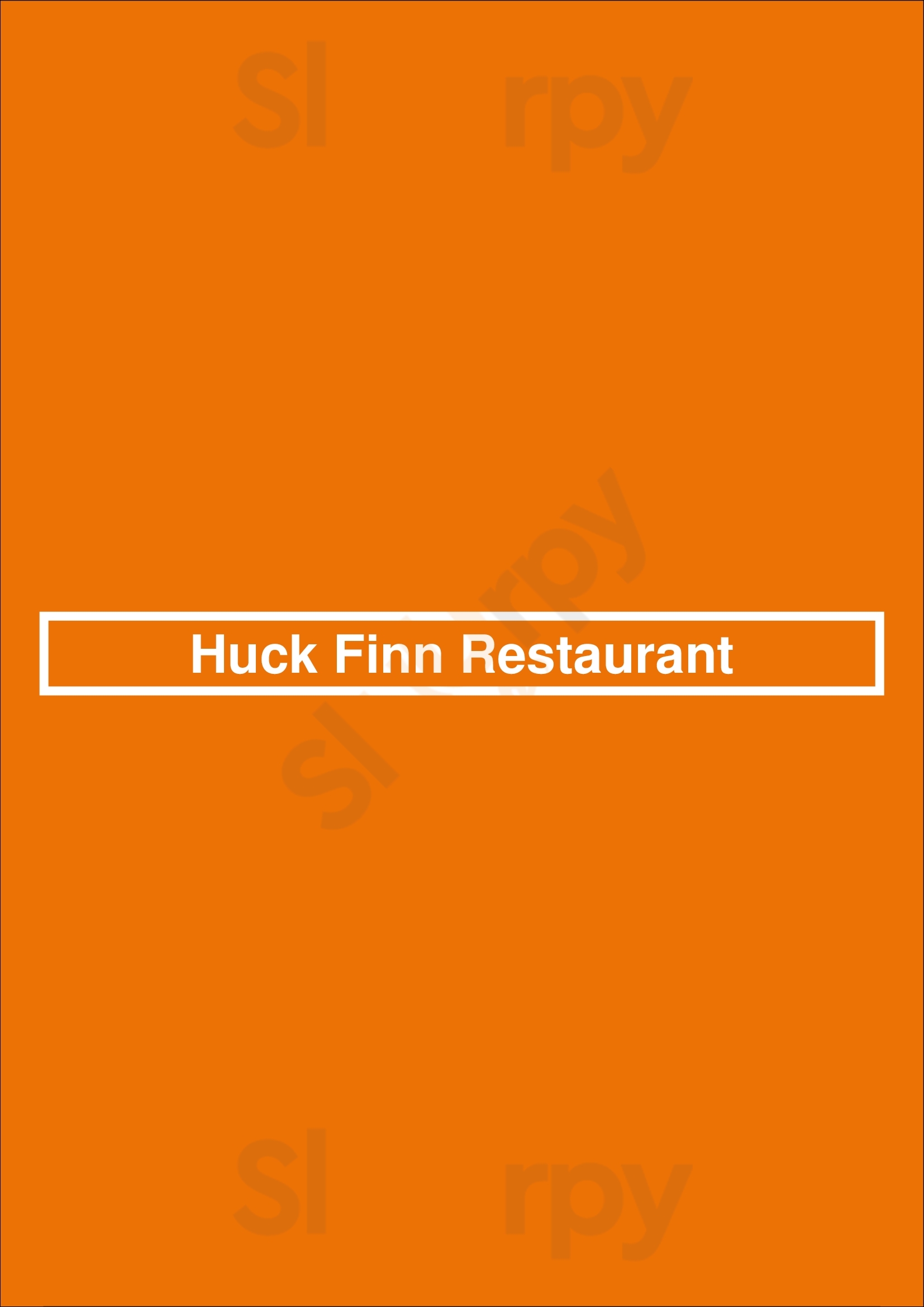 Huck Finn Restaurant Chicago Menu - 1