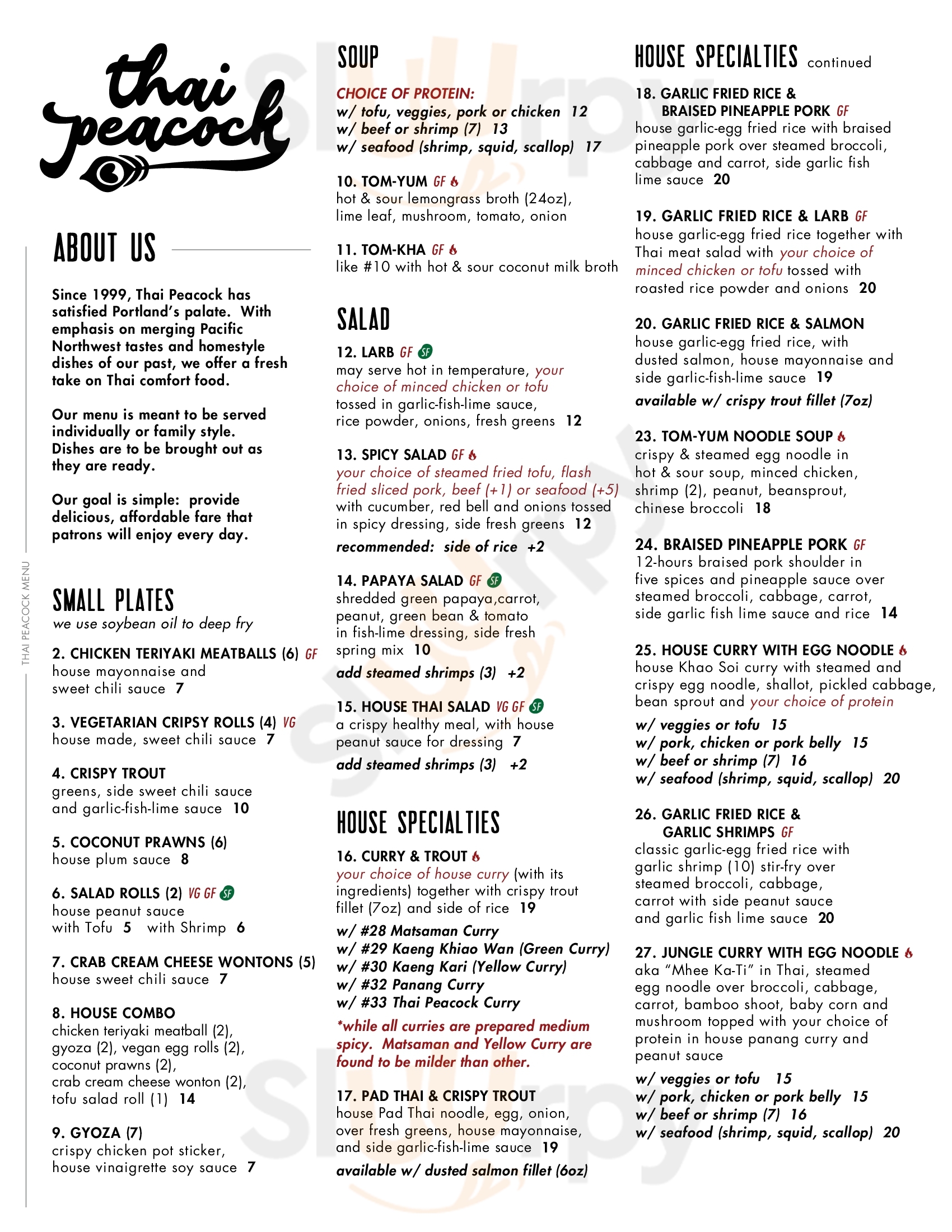 Main Menu - Emame's Ethiopian Cuisine