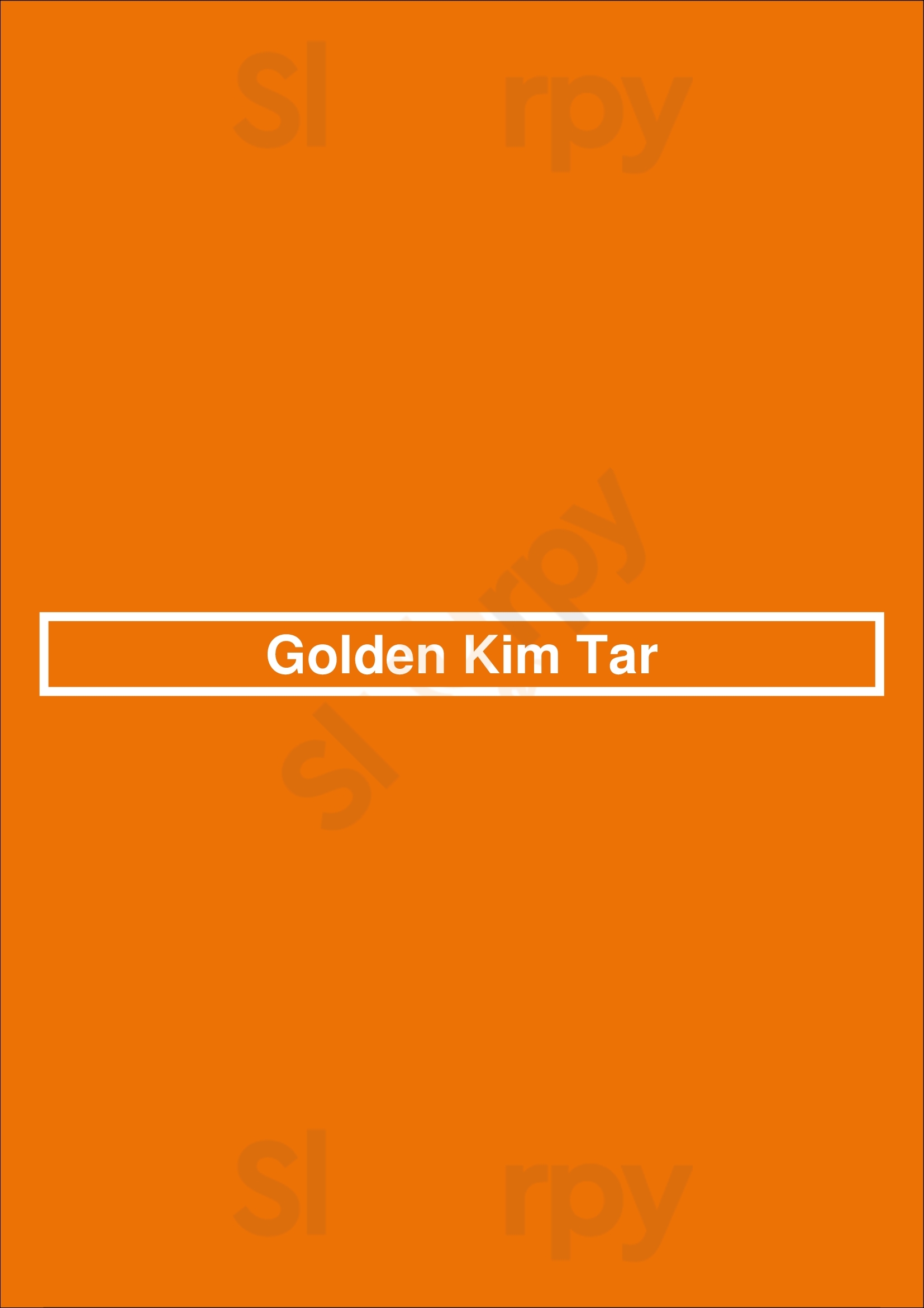 Main Menu - Golden Kim Tar