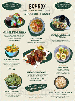 Bopbox menu