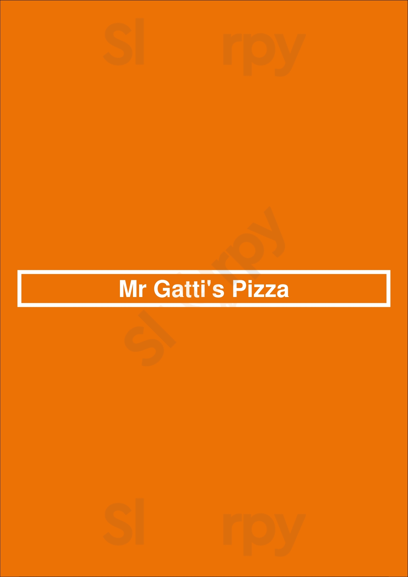 Mr Gatti's Pizza Austin Menu - 1