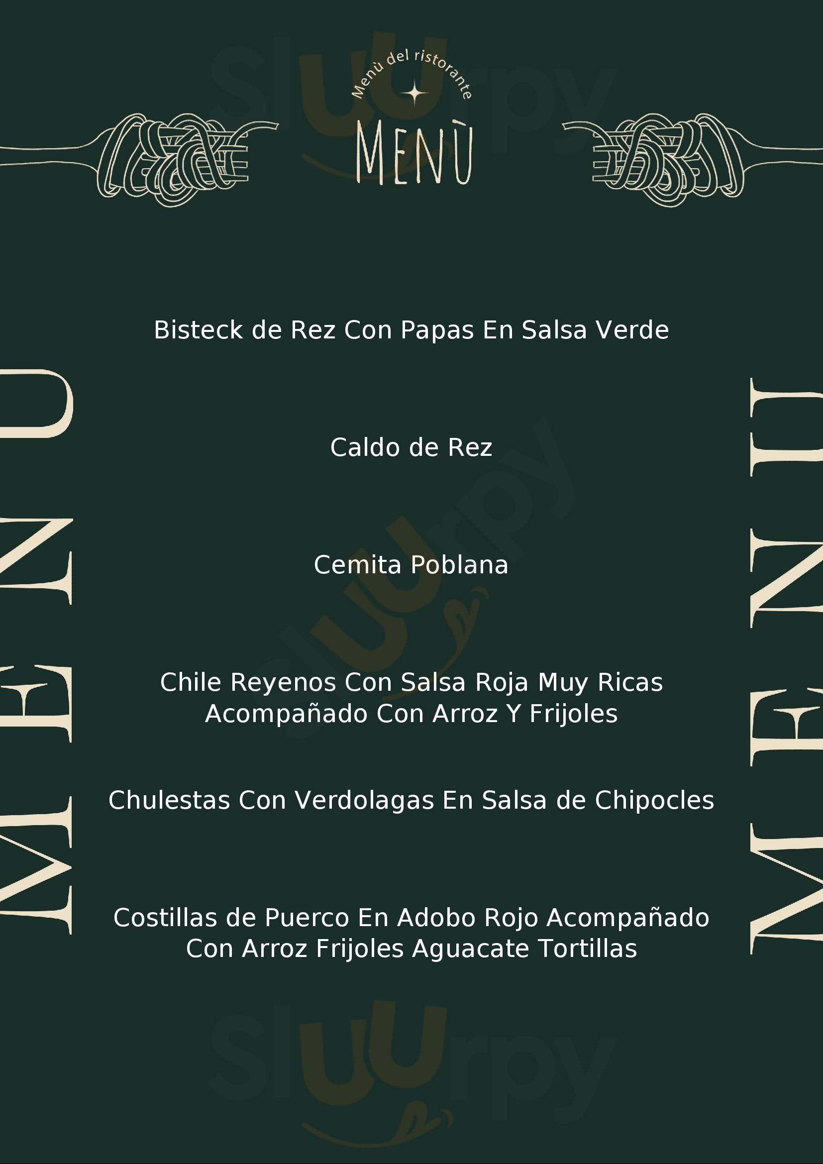 Menu Fuudies - Don Chucho