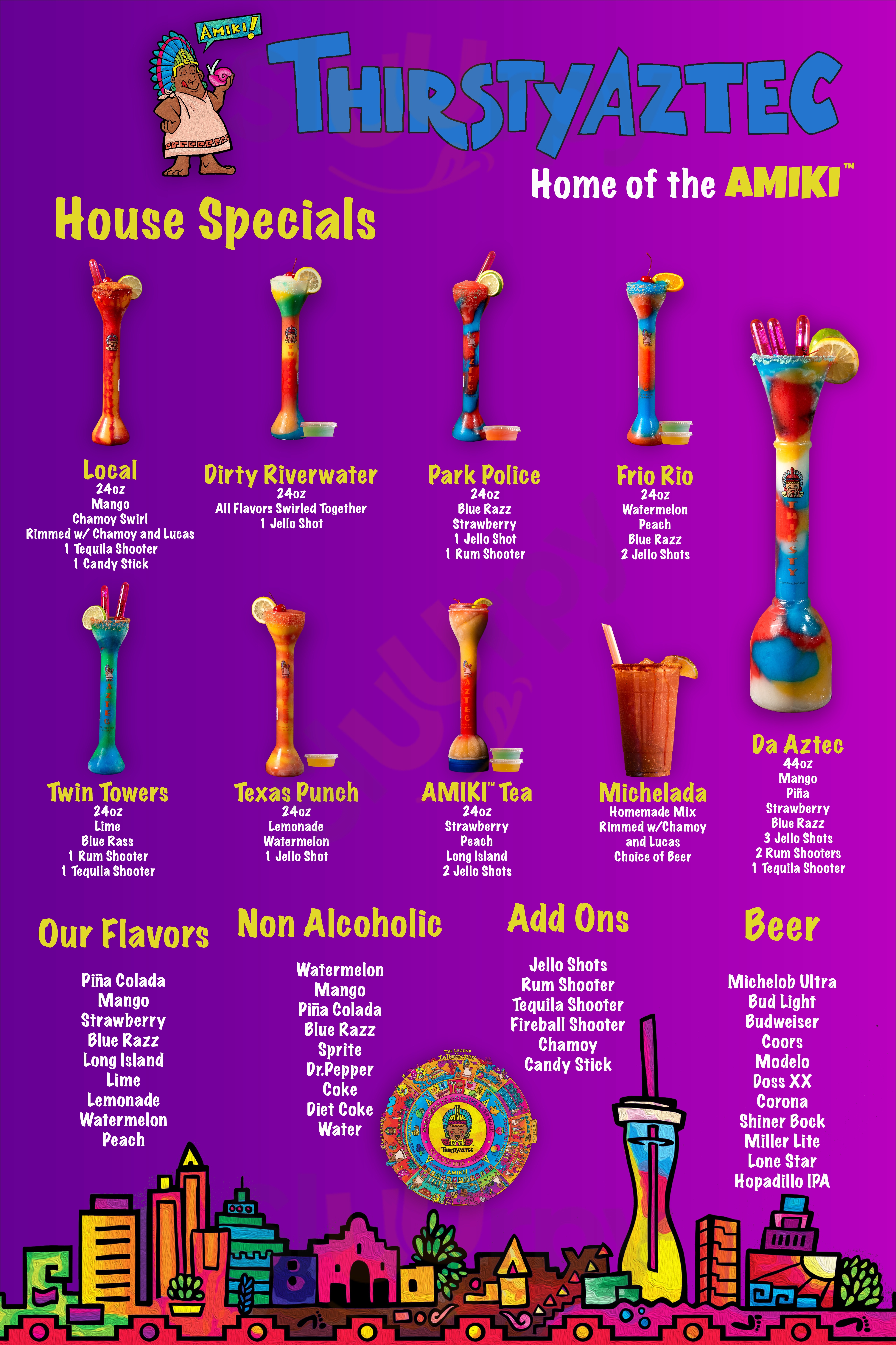 Main Menu - Thirsty Aztec