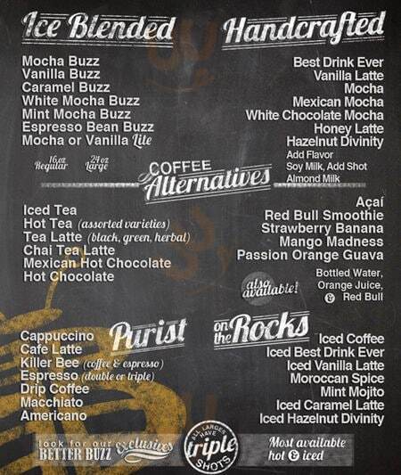 Better Buzz Coffee San Diego Menu - 1