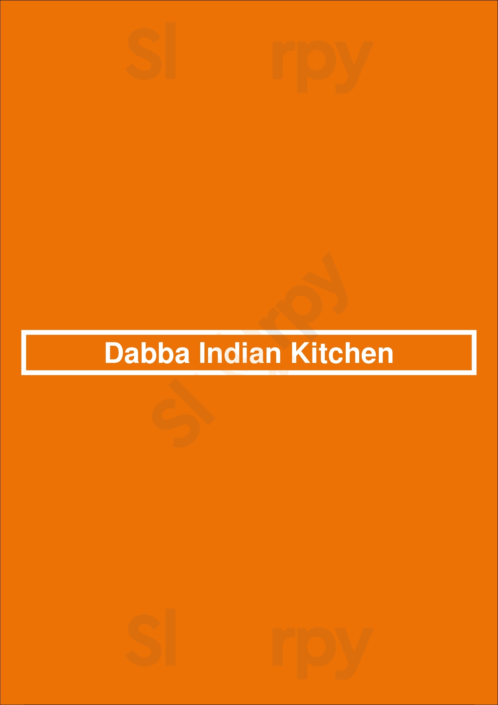 Main Menu - Dabba Indian Kitchen