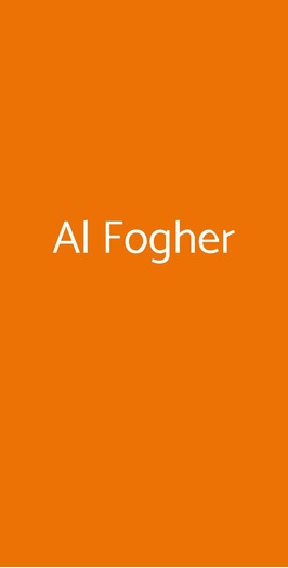 Al Fogher, Camponogara