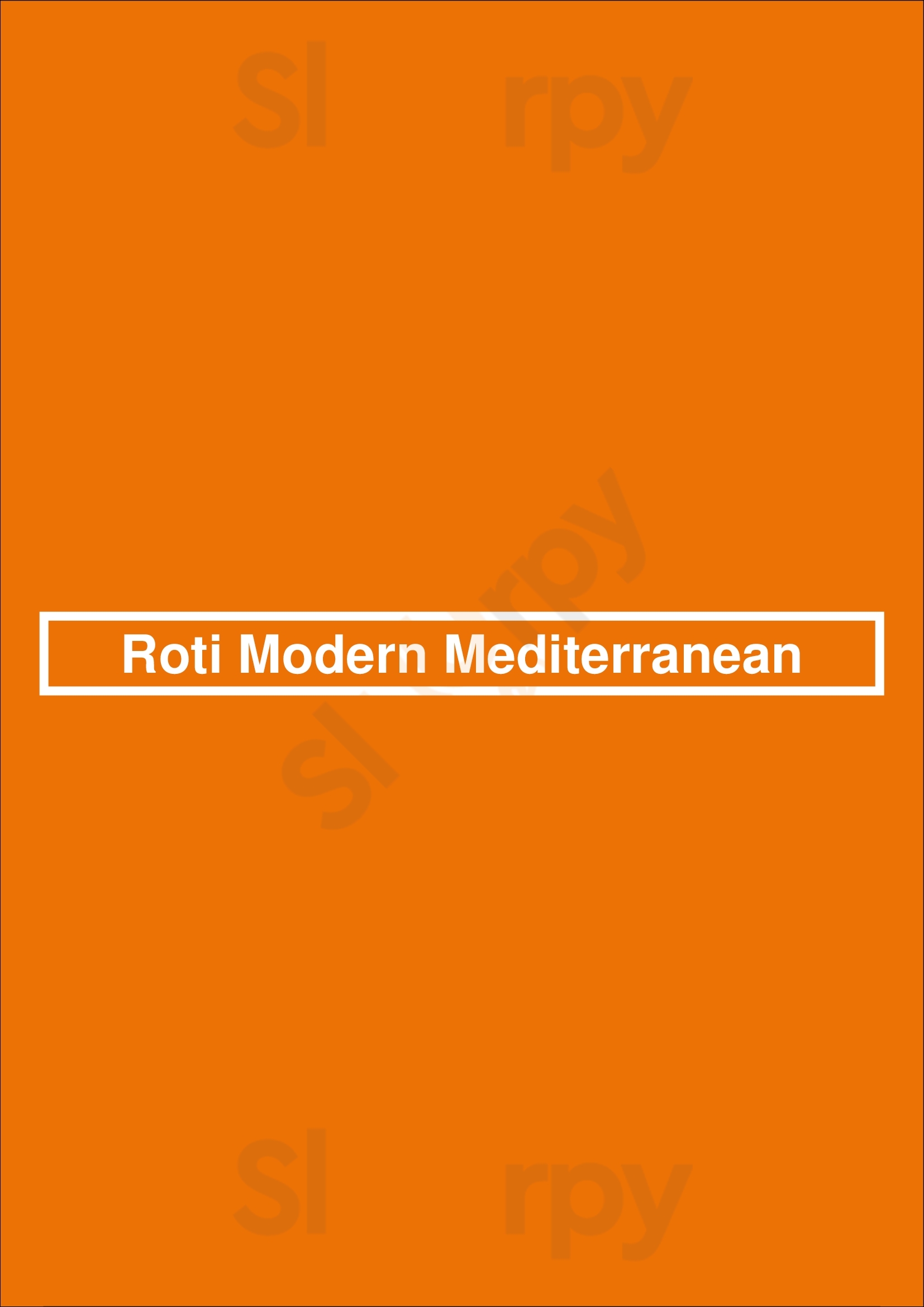 Main Menu - Roti