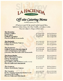 Cuco's Mexican Restaurant menu