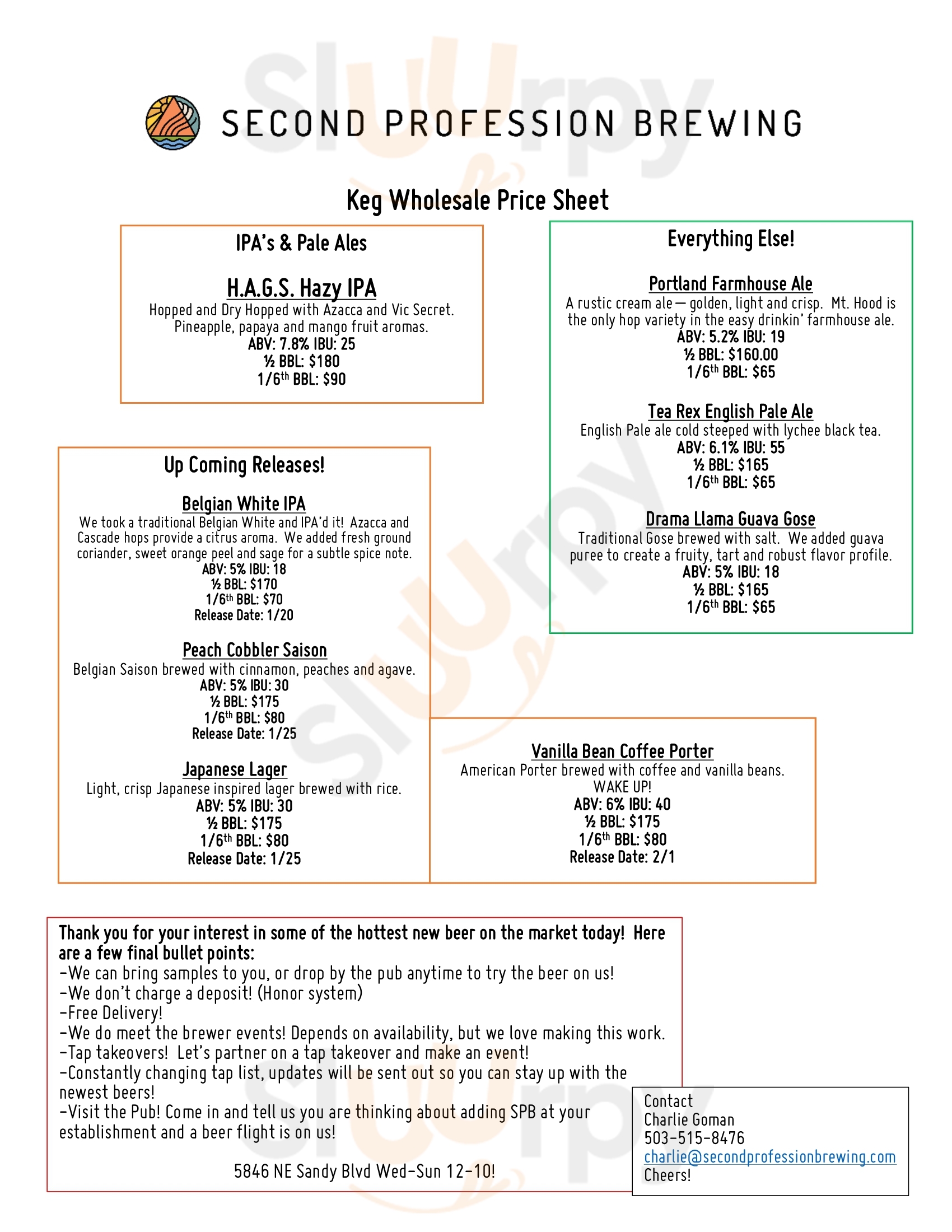 Main Menu - Second Profession Brewing