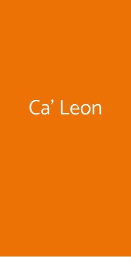 Ca' Leon, Venezia